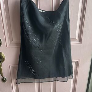 Elegant Black Midi Skirt